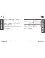 Preview for 11 page of MasterCraft LASER DISTANCE FINDER/MEASURING TOOL Instruction Manual