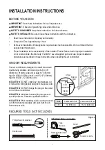 Preview for 7 page of MasterCraft MCRAC10KEWM Owner'S Manual