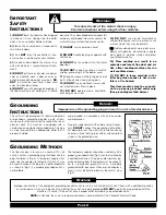 Preview for 2 page of MasterCraft MTHC16EHR-3450 Safety, Operation & Maintenance Manual