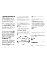 Предварительный просмотр 3 страницы MasterCraft Pro Star Owner'S Manual