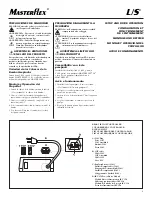 Предварительный просмотр 3 страницы Masterflex 07553-70 Operating Manual