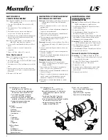 Предварительный просмотр 4 страницы Masterflex 07553-70 Operating Manual