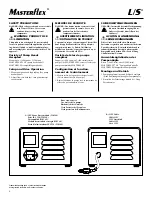 Предварительный просмотр 2 страницы Masterflex 7554-80 Operating Manual