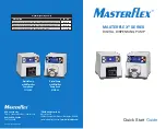 Masterflex 77123-00 Quick Start Manual предпросмотр