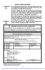 Preview for 3 page of Masterflex 77200-00 Operating Manual