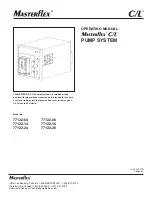 Предварительный просмотр 1 страницы Masterflex C/L 77122-04 Operating Manual