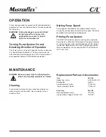 Предварительный просмотр 7 страницы Masterflex C/L 77122-04 Operating Manual