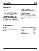 Preview for 7 page of Masterflex C/L Series Operating Manual