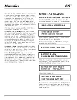 Preview for 8 page of Masterflex E/S 07580-00 Operating Manual