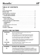 Предварительный просмотр 2 страницы Masterflex I/P 77410-10 Operating Manual