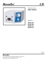 Masterflex L/S 07555-00 Operating Manual preview
