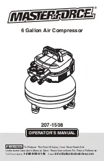 Предварительный просмотр 1 страницы MasterForce 207-1508 Operator'S Manual