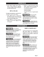 Preview for 15 page of MasterForce 241-0313 Operator'S Manual