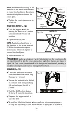 Предварительный просмотр 20 страницы MasterForce 241-0400 Operator'S Manual