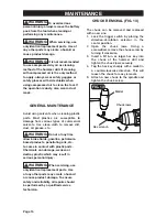 Предварительный просмотр 16 страницы MasterForce 241-0465 Operator'S Manual