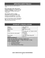 Preview for 9 page of MasterForce 241-0741 Operator'S Manual