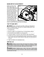 Preview for 15 page of MasterForce 241-0746 Operating Manual