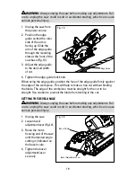 Preview for 19 page of MasterForce 241-0746 Operating Manual