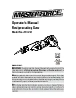 MasterForce 241-0751 Operator'S Manual preview