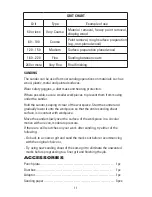 Preview for 11 page of MasterForce 241-0794 Operating Manual