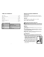 Preview for 2 page of MasterForce 241-0804 Operating Manual