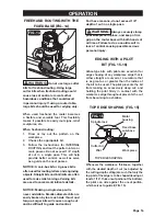 Preview for 17 page of MasterForce 241-0834 Operator'S Manual