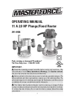 MasterForce 241-0836 Operating Manual preview