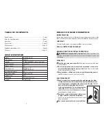 Предварительный просмотр 2 страницы MasterForce 241-0836 Operating Manual