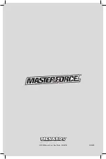 Preview for 16 page of MasterForce 260-9518 Operator'S Manual