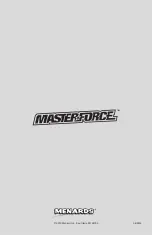 Preview for 16 page of MasterForce 2602007 Operator'S Manual