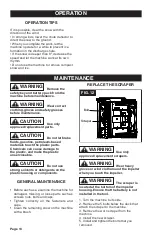 Предварительный просмотр 14 страницы MasterForce 270-3282 Operator'S Manual