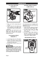 Preview for 10 page of MasterForce FlexPower 241-0432 Operator'S Manual