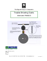 Предварительный просмотр 1 страницы MASTERLUBE Minimaster PMM2CD Troubleshooting Manual