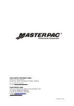 Предварительный просмотр 17 страницы MASTERPAC PAV20/20 Operation Manual