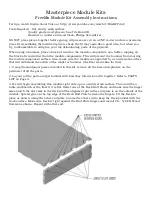 Preview for 1 page of Masterpiece FreeMo Module Kit Assembly Instructions Manual