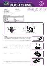 Предварительный просмотр 1 страницы Masterplug 322BELL Manual