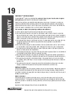 Предварительный просмотр 20 страницы Mastervac 054-0239-6 Instruction Manual