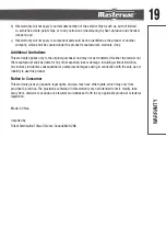 Preview for 19 page of Mastervac 054-7548-8 Instruction Manual