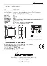 Preview for 4 page of Mastervolt 77030300 User Manual