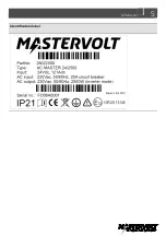 Предварительный просмотр 5 страницы Mastervolt AC Master 12/2500-230 User And Installation Manual