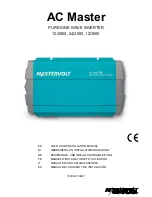 Mastervolt AC Master 12/2500 User And Installation Manual preview