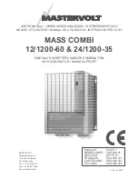 Mastervolt Mass Combi 12/1200-60 User Manual предпросмотр