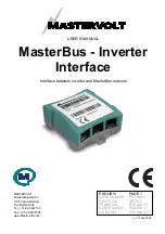 Mastervolt MasterBus - Inverter Interface User Manual preview