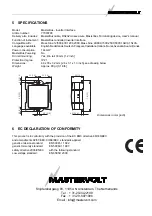 Preview for 4 page of Mastervolt MasterBus - Inverter Interface User Manual