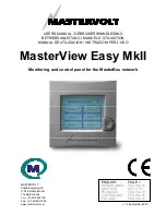 Preview for 1 page of Mastervolt MasterView Easy MkII User Manual