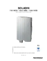 Mastervolt Soladin 1000 Web User And Installation Manual предпросмотр