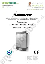 Предварительный просмотр 1 страницы Mastervolt Sunmaster XS2000 User And Installation Manual