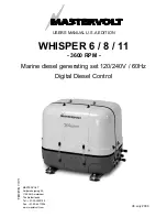 Mastervolt WHISPER 11 User Manual preview