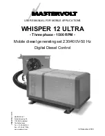 Mastervolt WHISPER 12 ULTRA User Manual preview