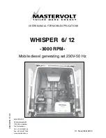 Mastervolt Whisper 6 User Manual preview
